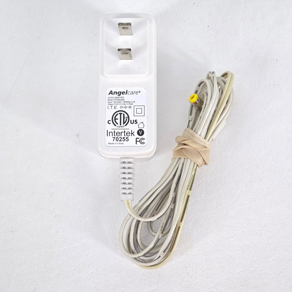 Angelcare AC Adapter Power Supply 7.5V 0.3A Model A20-075-0300U with Yellow Tip